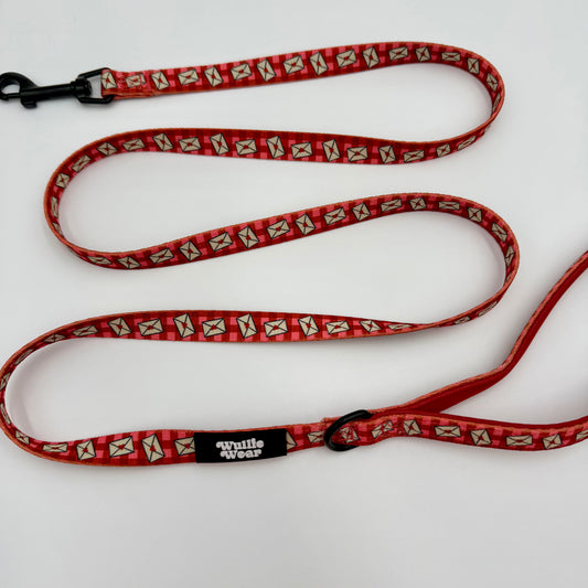 Single Padded Handle Leash (Small)-Signed, Sealed, & Sniffed