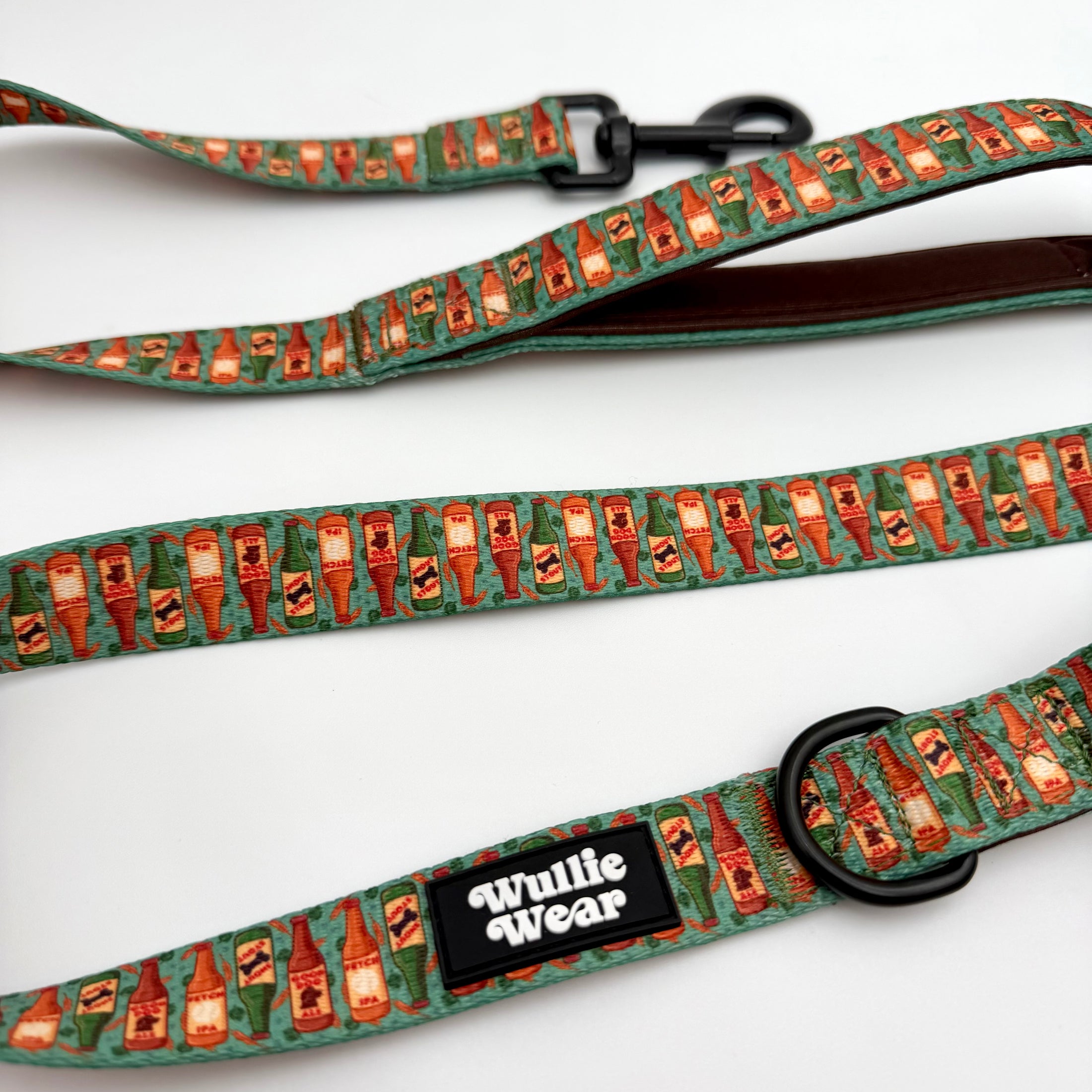 Dual Padded Handle Leash (Large)-Hoppy Pup