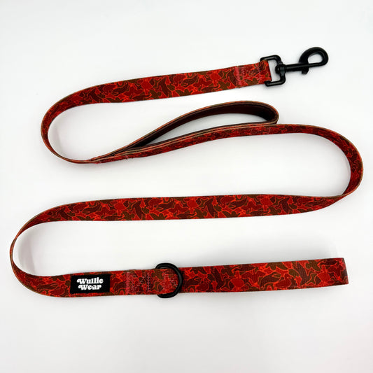 Dual Padded Handle Leash-(Large)Duck Camo