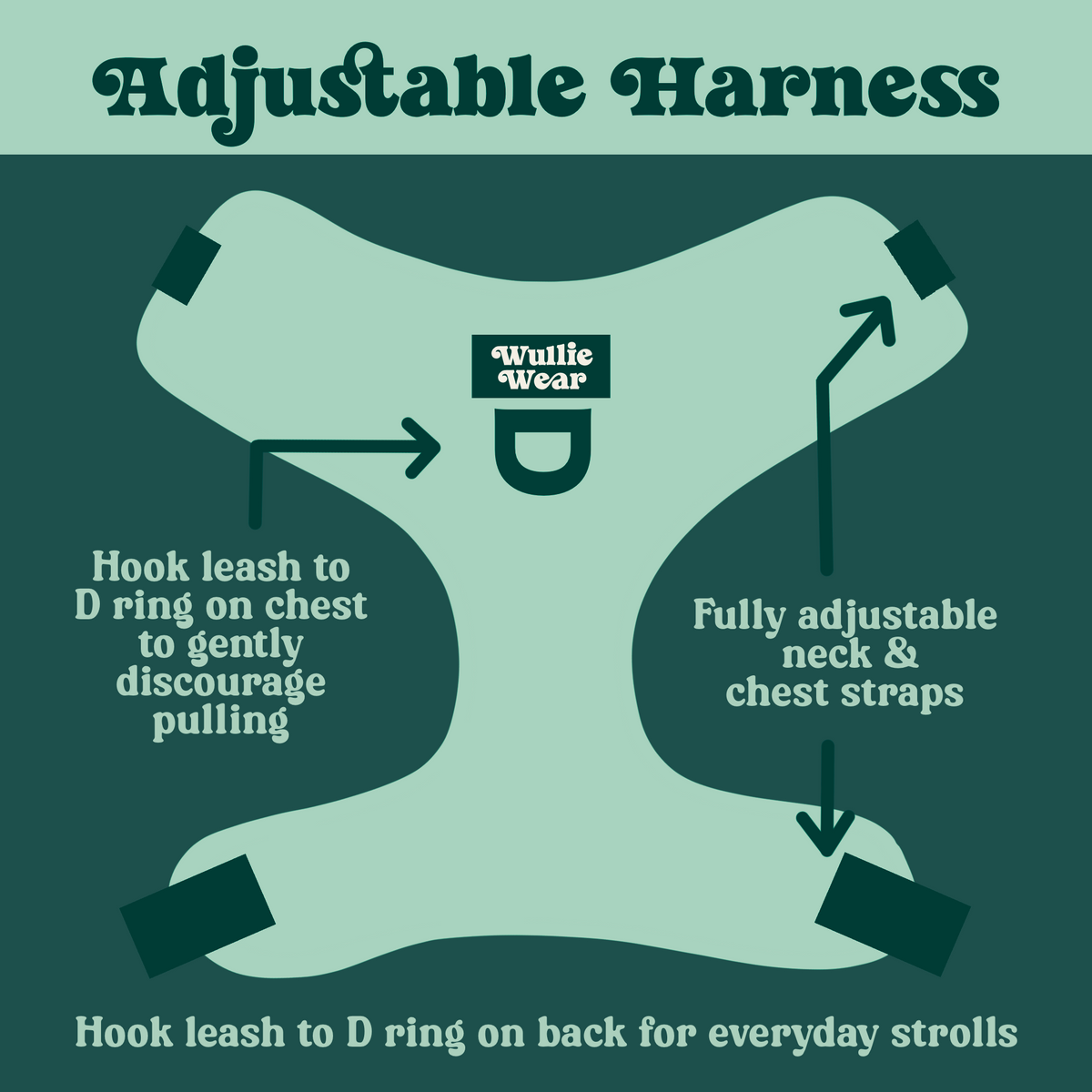Hoppy Pup Adjustable Harness